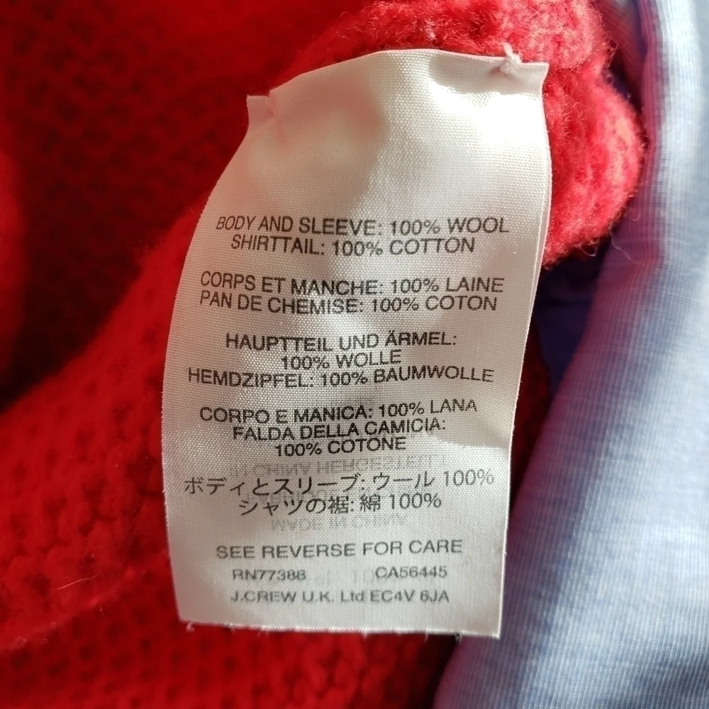 J. Crew crew wool